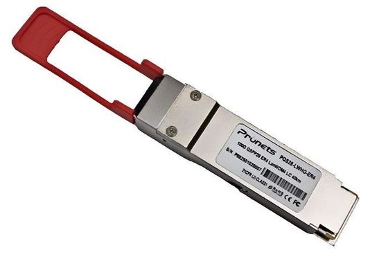 comprar 40 km alcance 100Gbps QSFP28 módulo 100Gbase ER4 Transceptor de modo único online manufacture