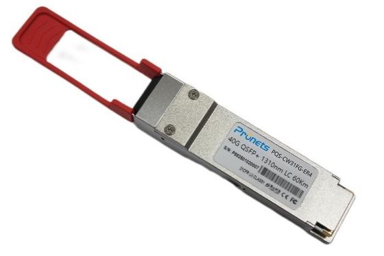 Módulo de transmissão QSFP+ de modo único de 40 Gbps de 60 km
